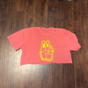 Revive graphic crop top